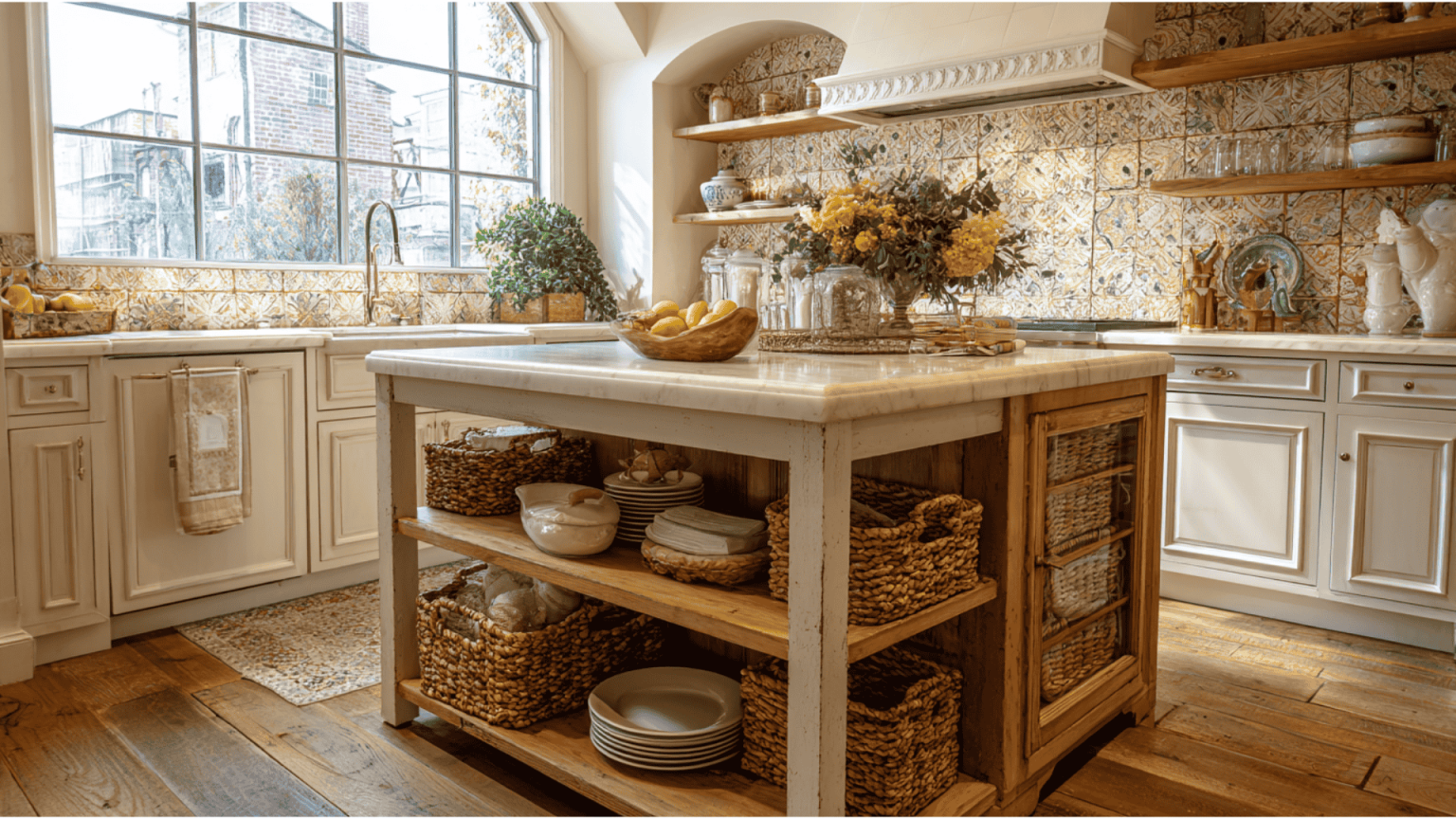 30 French Country Kitchen Ideas for Rustic Charm - The Painted Hinge