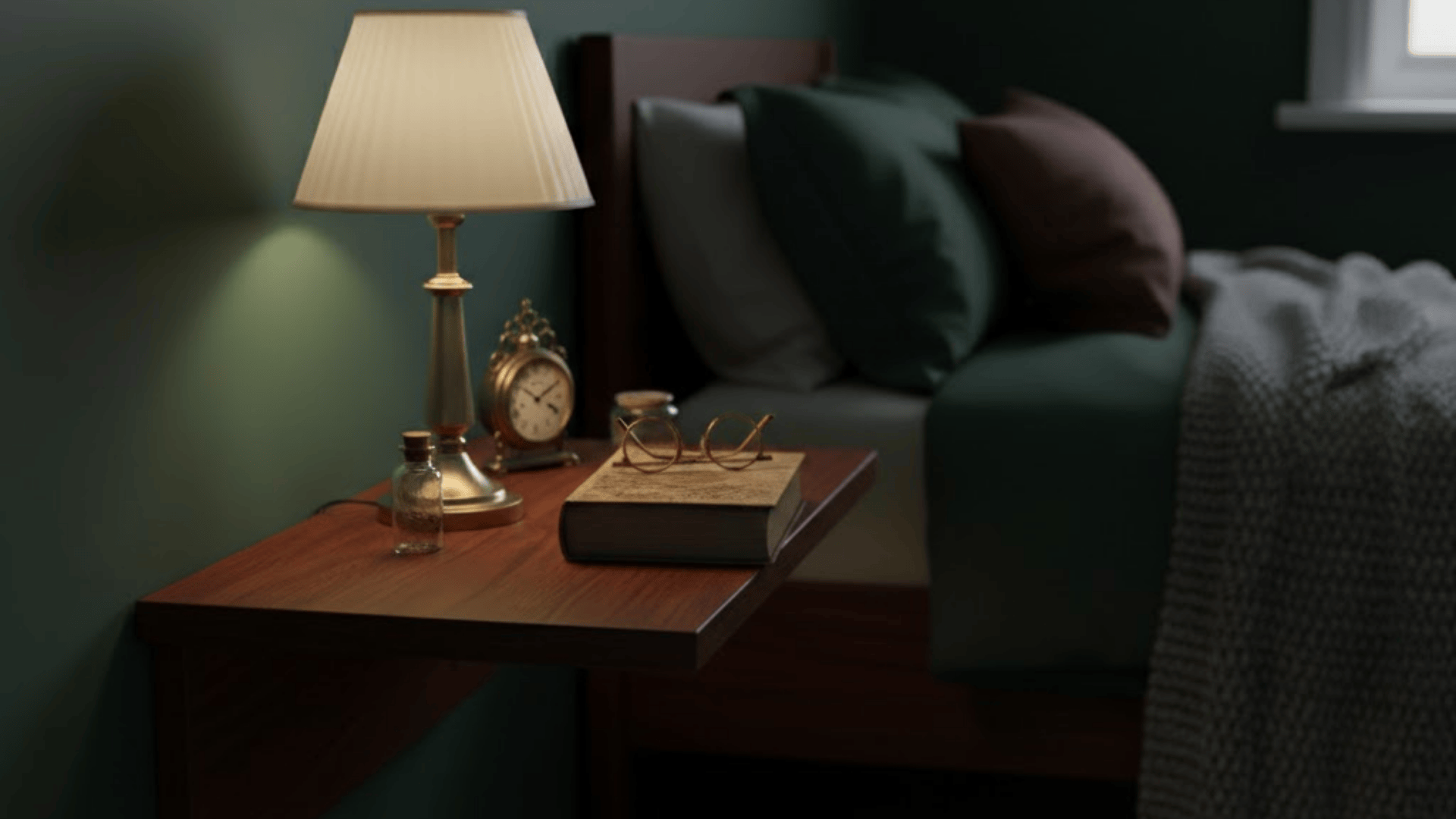 dark academia living room