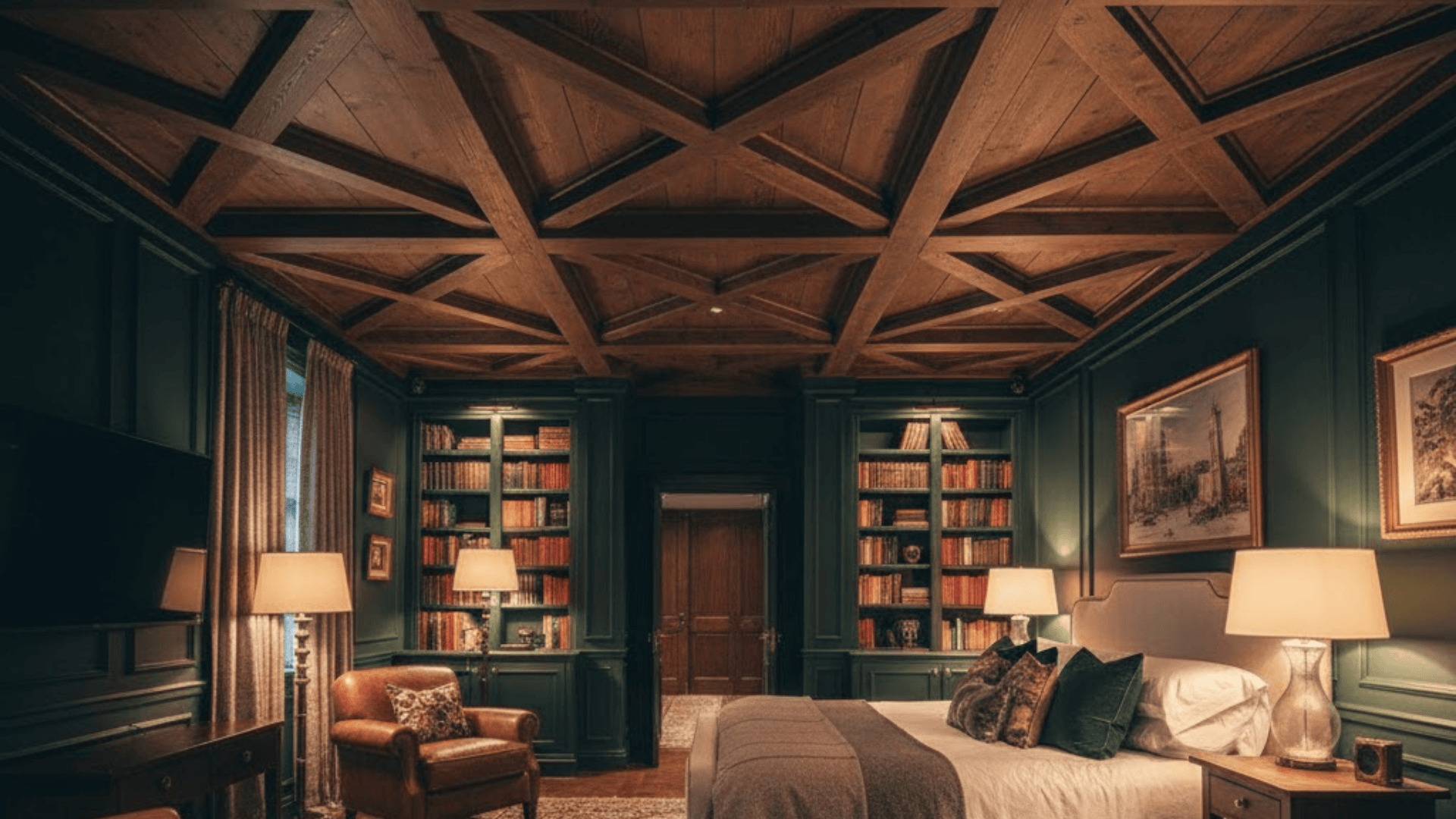 how to create dark academia bedroom