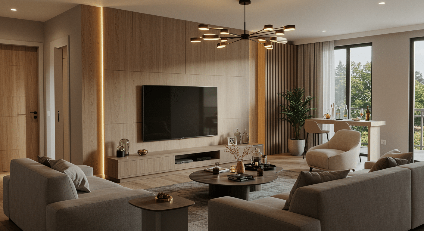 the entertainment hub layout