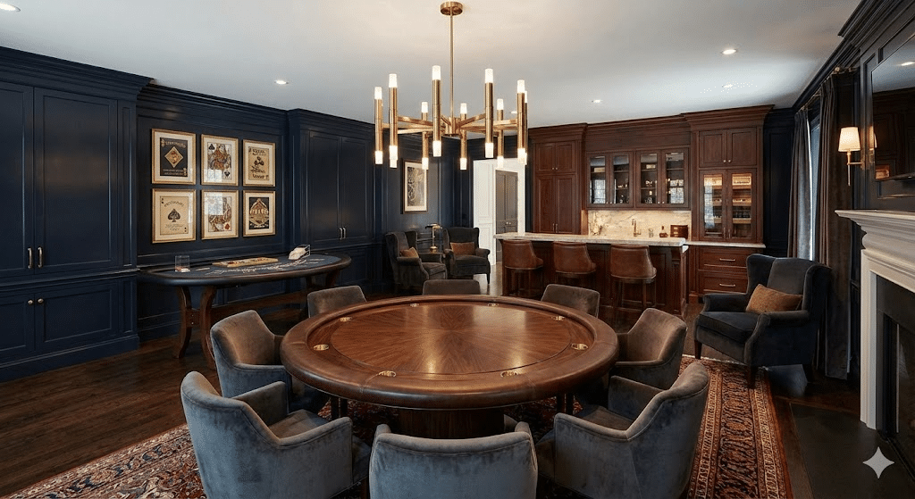 High-Stakes Style: Designing the Ultimate Luxury Game Room for Poker and Blackjack