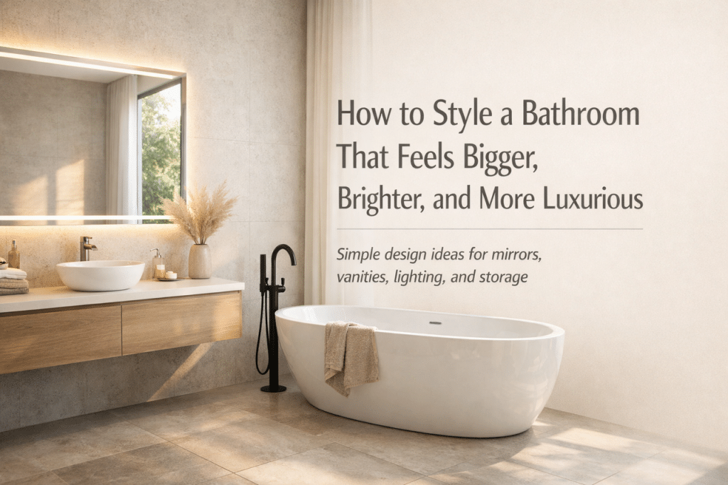 How to Style a Bathroom That Feels Bigger, Brighter, and More Luxurious