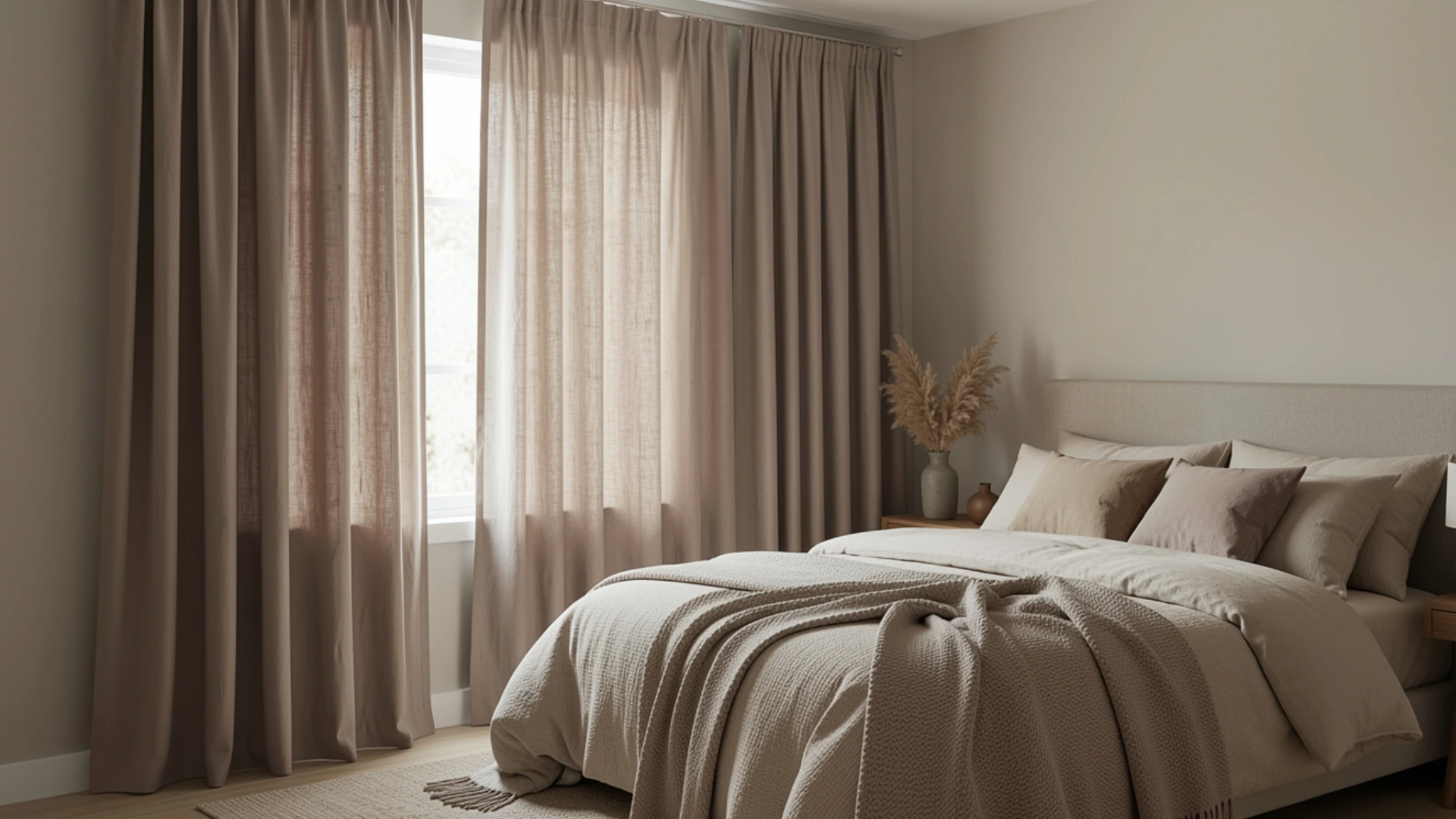 bedroom-featuring-blackout-curtains