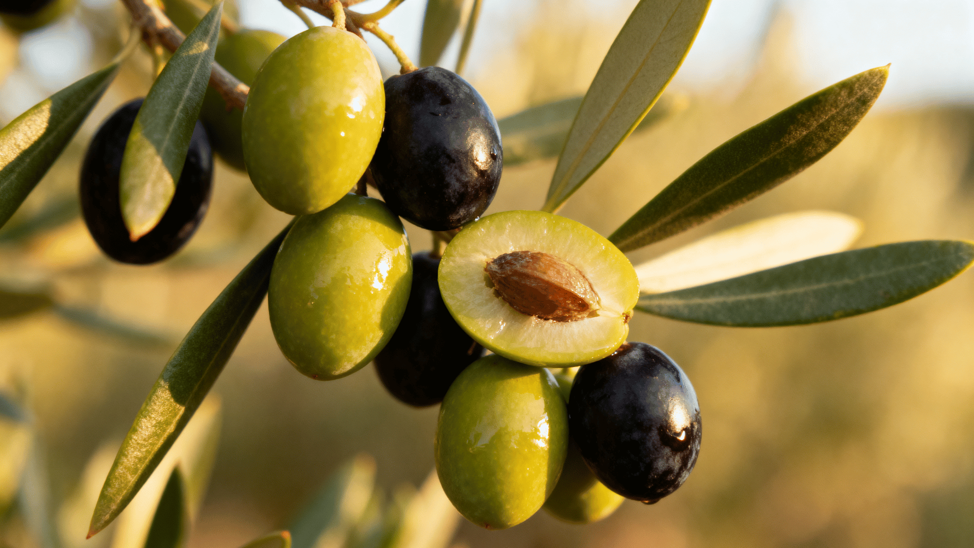 black-green-olives-branches