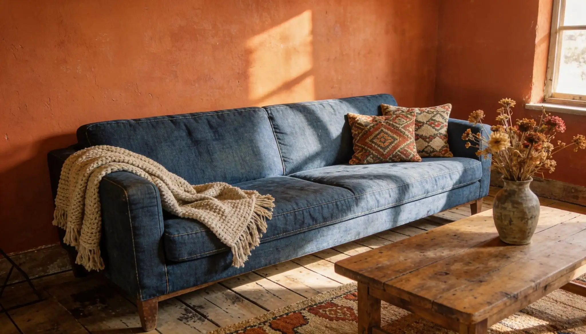 denim-blue-rust-orange