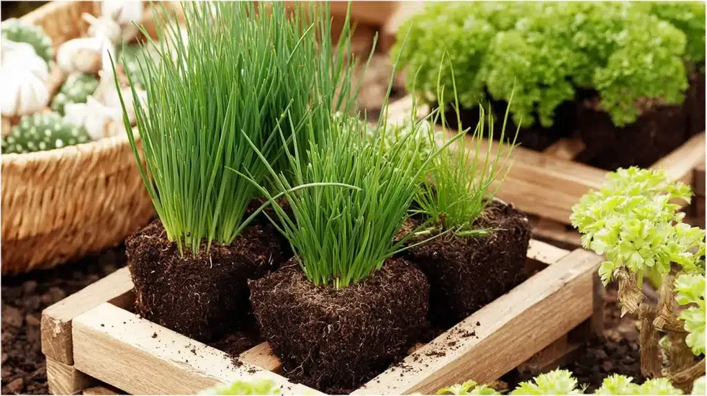 growing-chives-outdoors