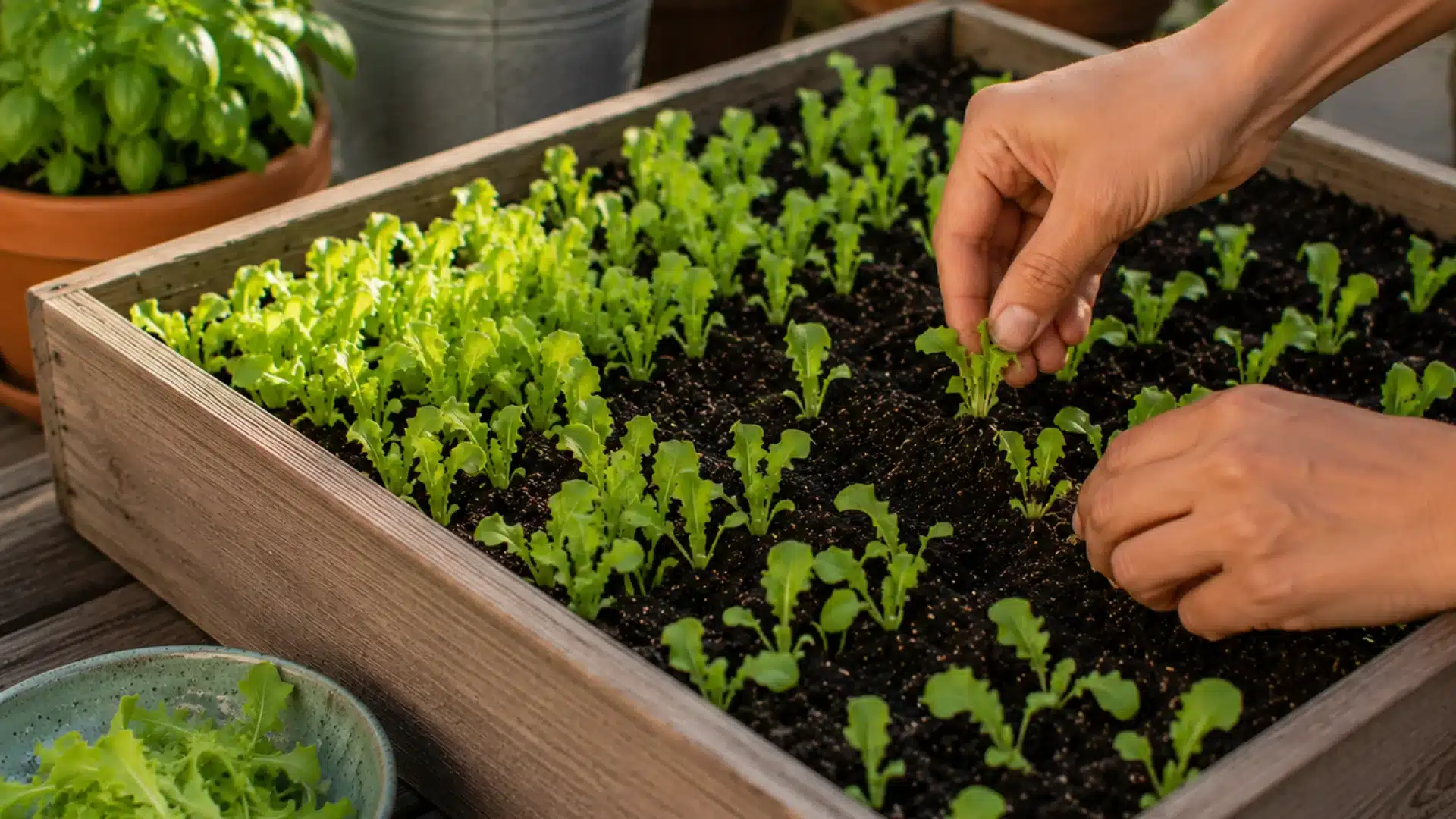 how to grow lettuce at home