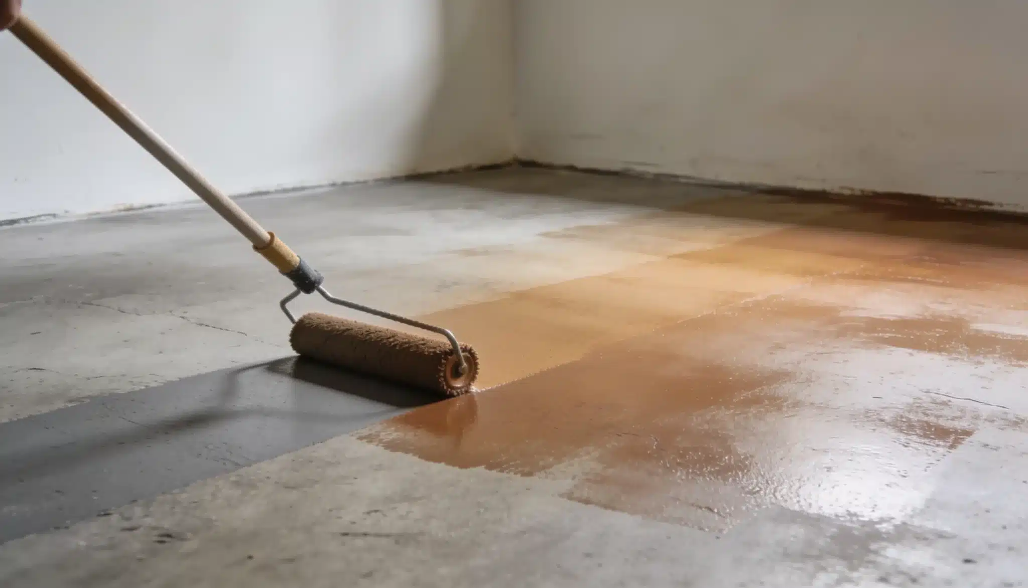 how to stain concrete