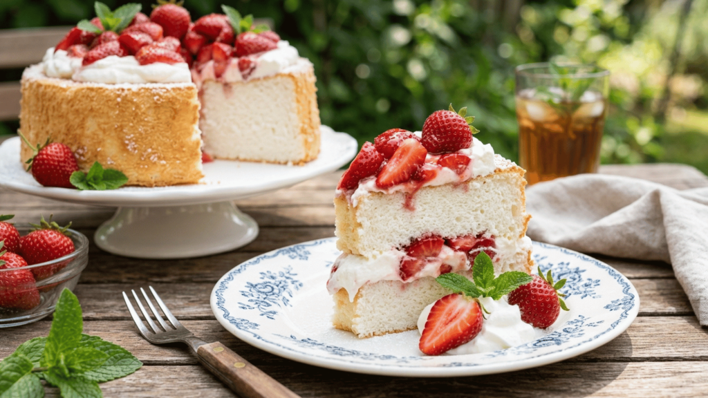strawberry-angel-food-cake