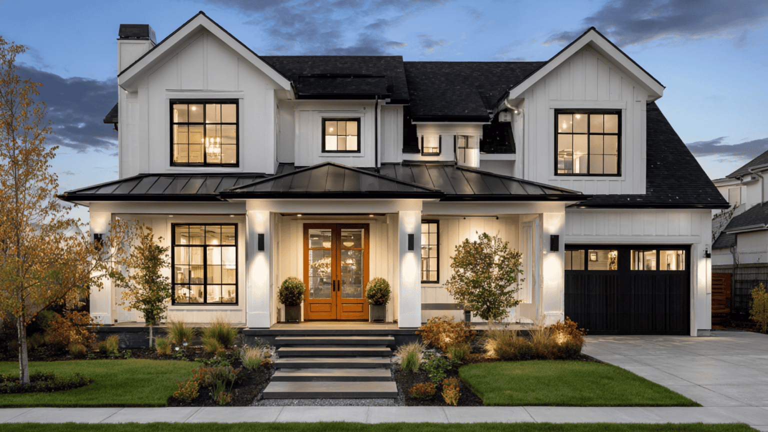 23 Houses with Black Trim that Look Bold and Modern