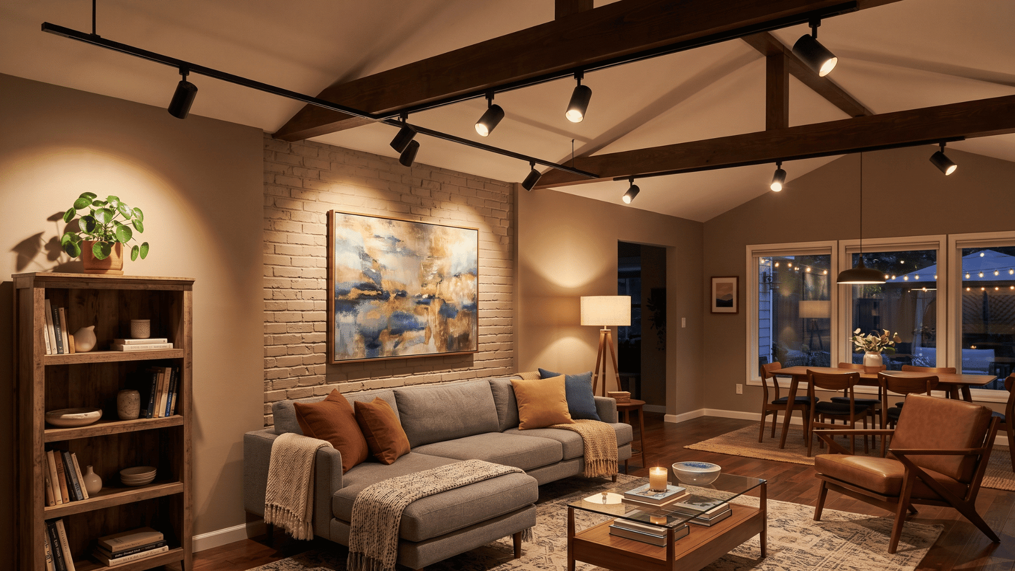 track lighting in a home setting