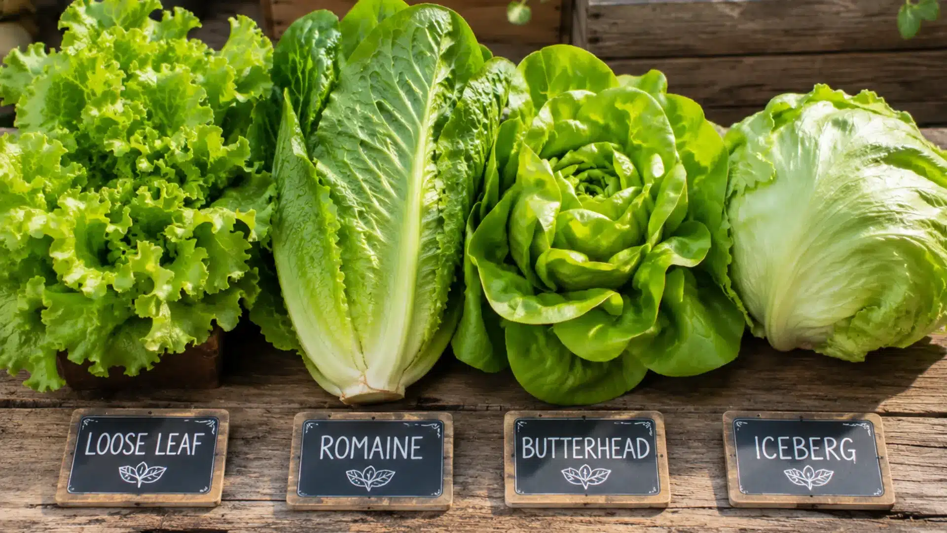 types of lettuce