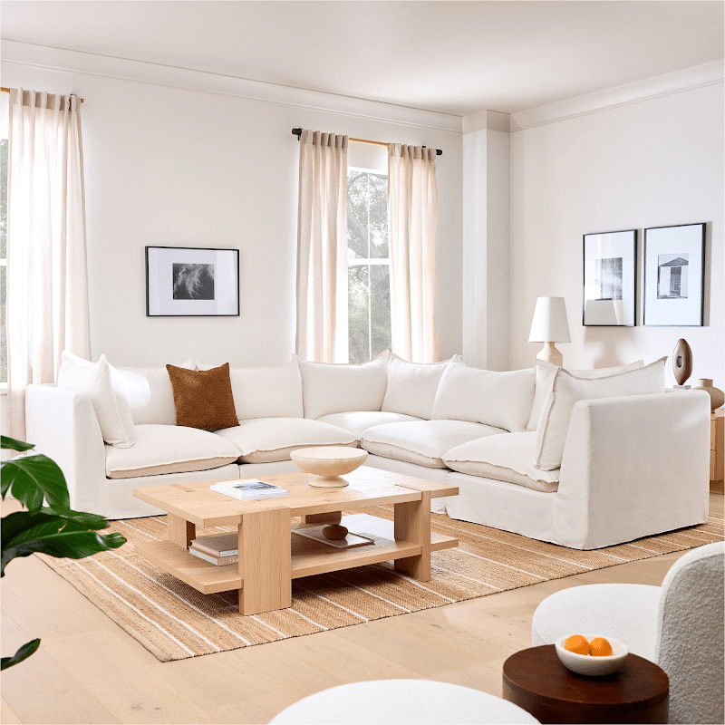 Westelm Bleecker Down-Filled Slipcover Sectional