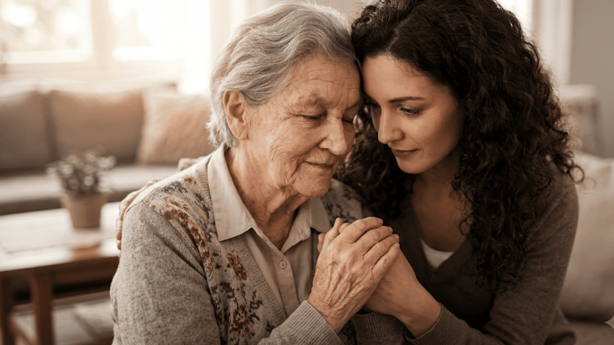 Caregiver image showing steps to care for aging parents and loved ones.