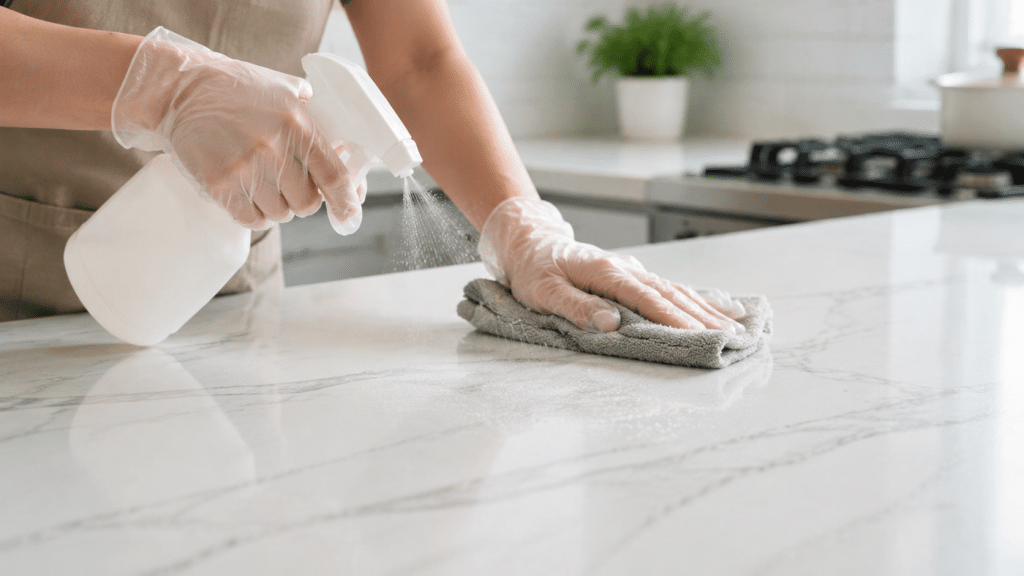 quartz-countertop-cleaning-tips