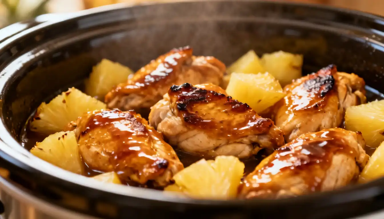 slow-cooker-pineapple-teriyaki-chicken