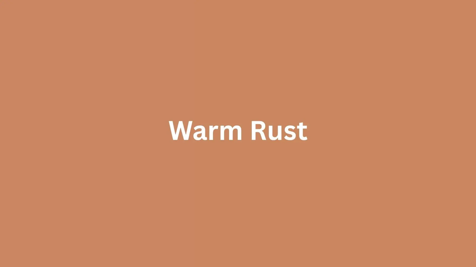A close-up of warm rust paint color, featuring a deep, inviting hue perfect for creating cozy spaces.