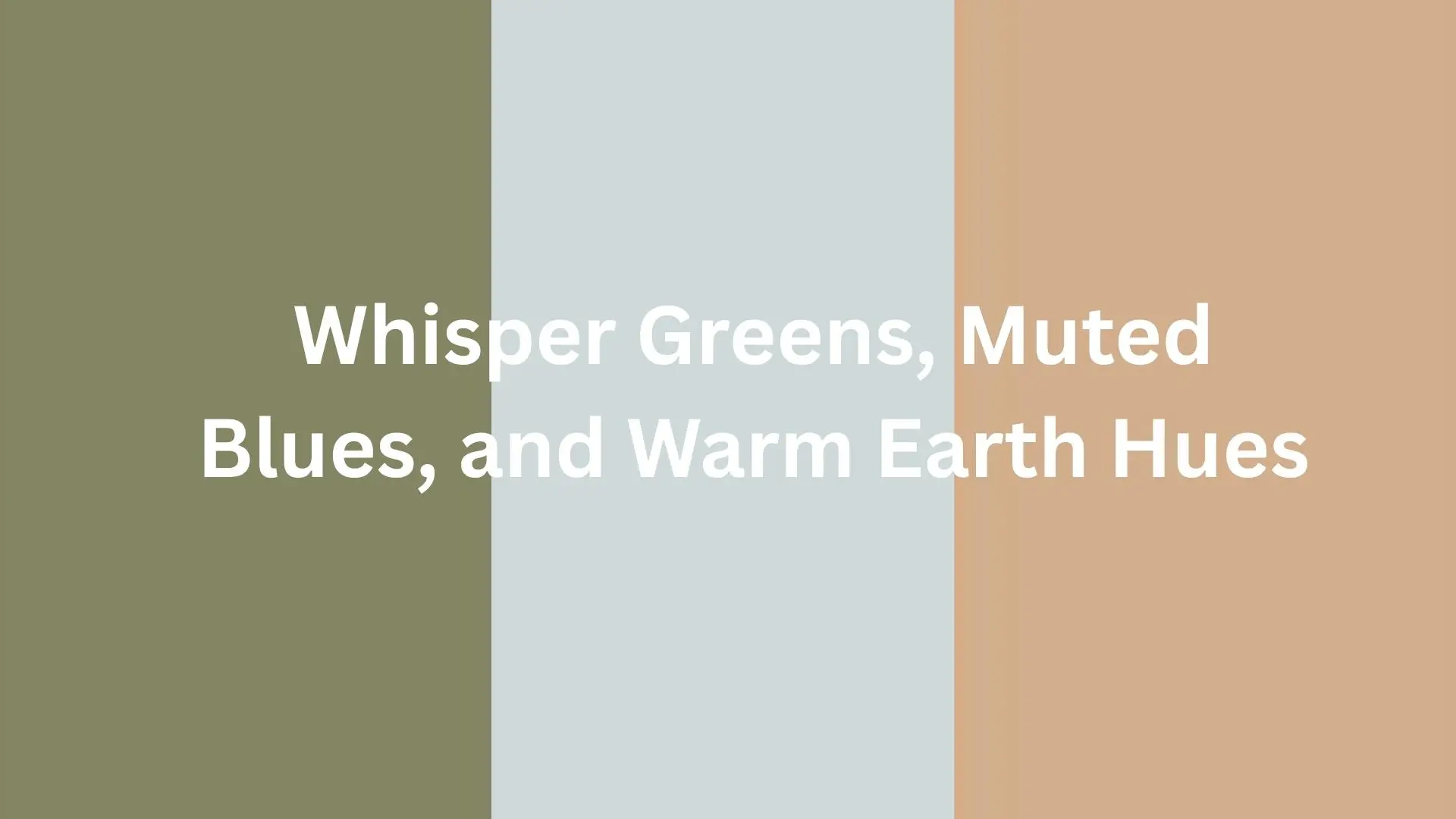 Soft greens, gentle blues, and warm earthy shades create a tranquil color palette.