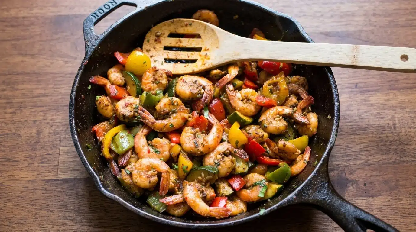 garlic-butter-shrimp-with-vegetables