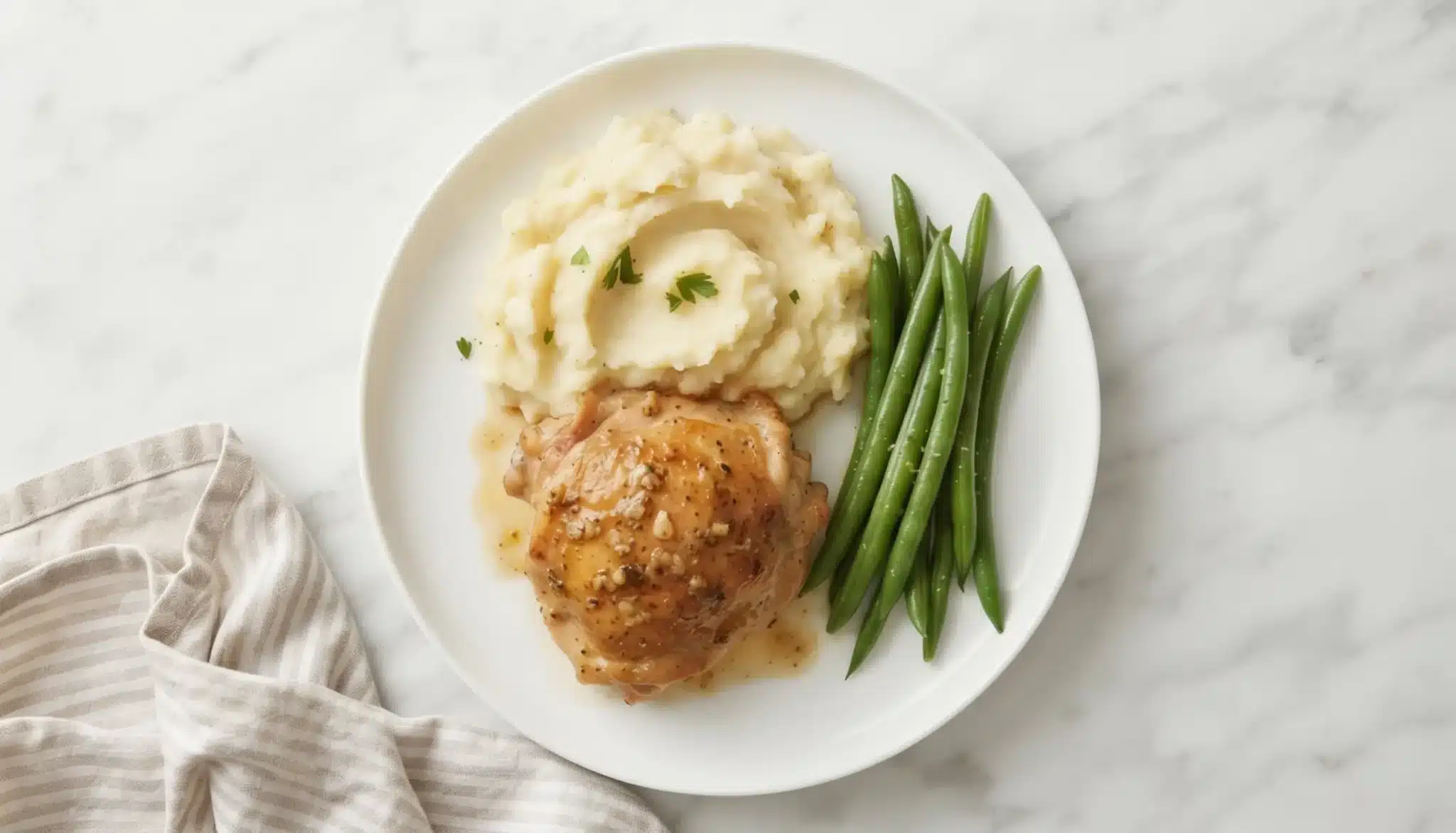 honey-mustard-chicken-thighs-with-green-beans