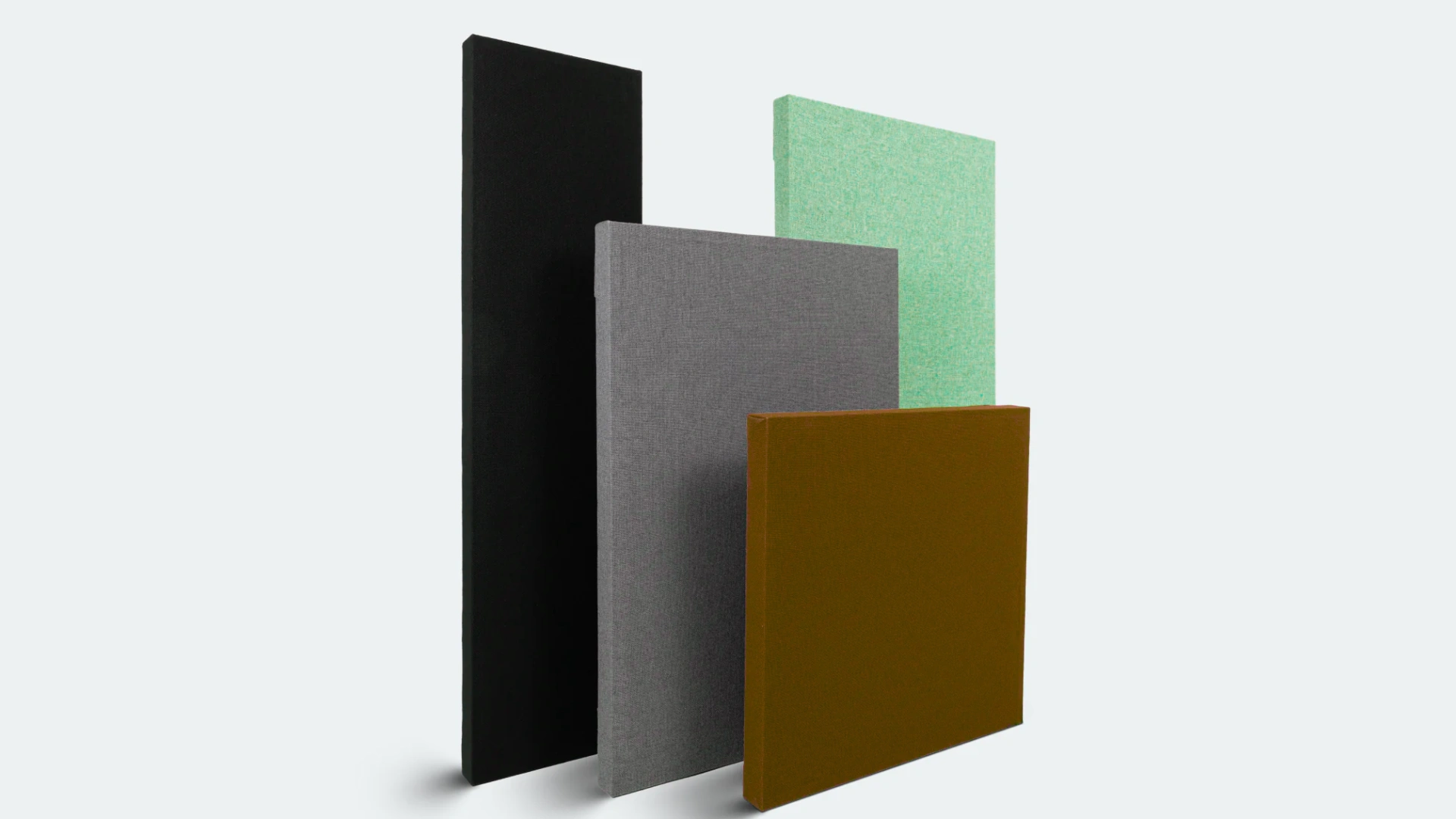 Multiple sheets of foam in assorted colors stacked, displaying a range of bright and pastel shades