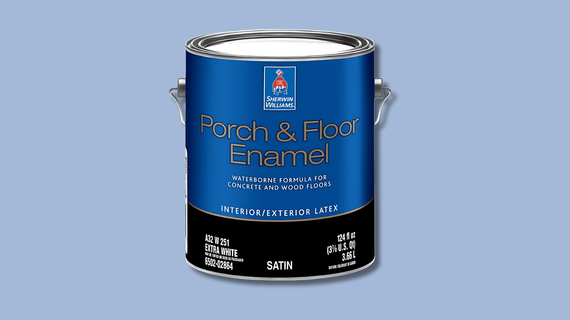 sherwin-williams emerald urethane trim enamel paint can in deep base, satin finish (116 fl oz)