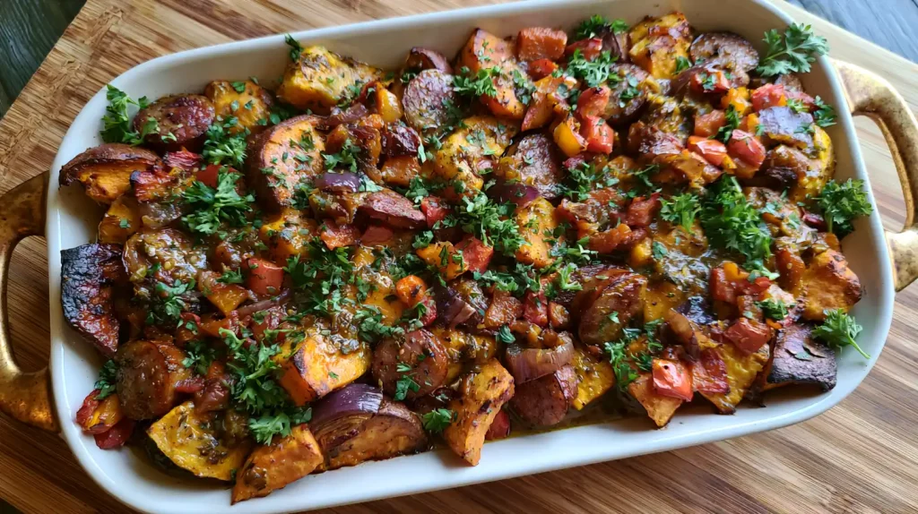 sausage-and-sweet-potato-bake