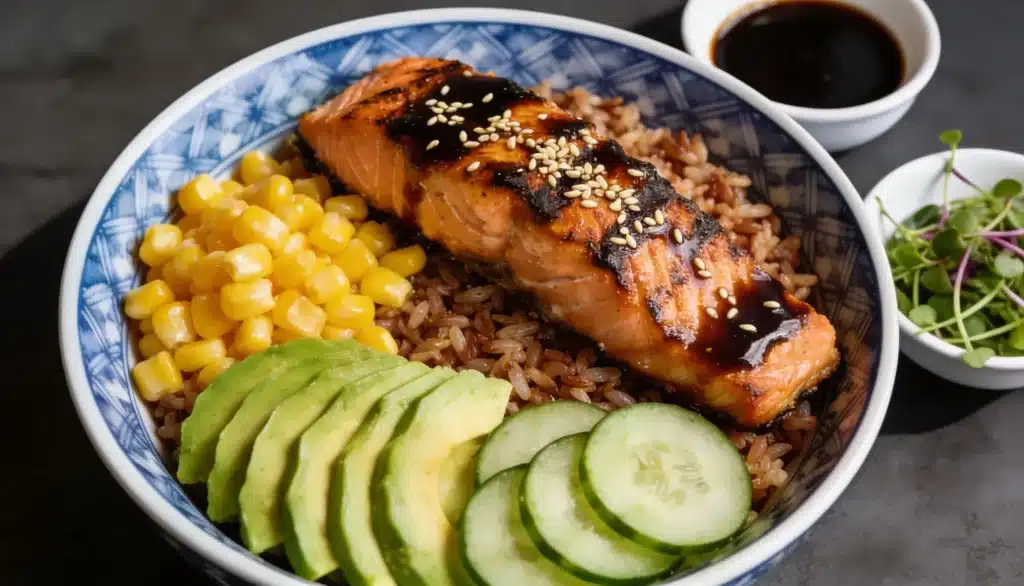 Teriyaki Salmon Bowls for Healthy Meal Preparation