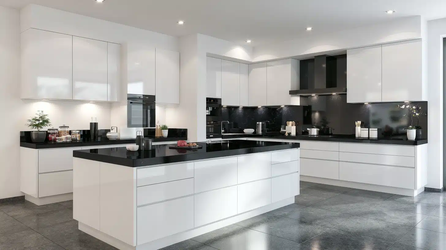 white-cabinets-black-countertops