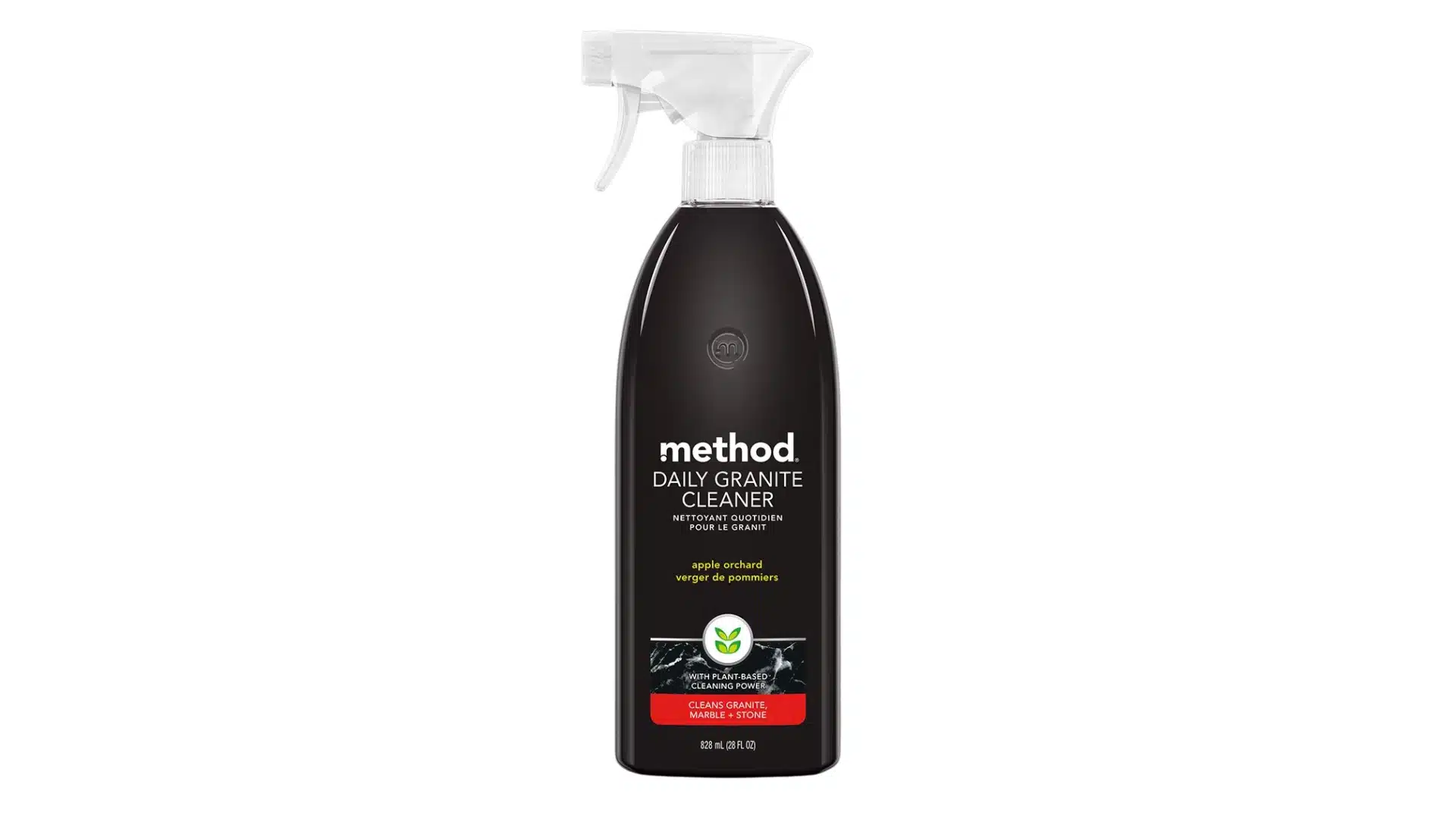 Method daily granite cleaner spray bottle with apple orchard scent on a plain white background