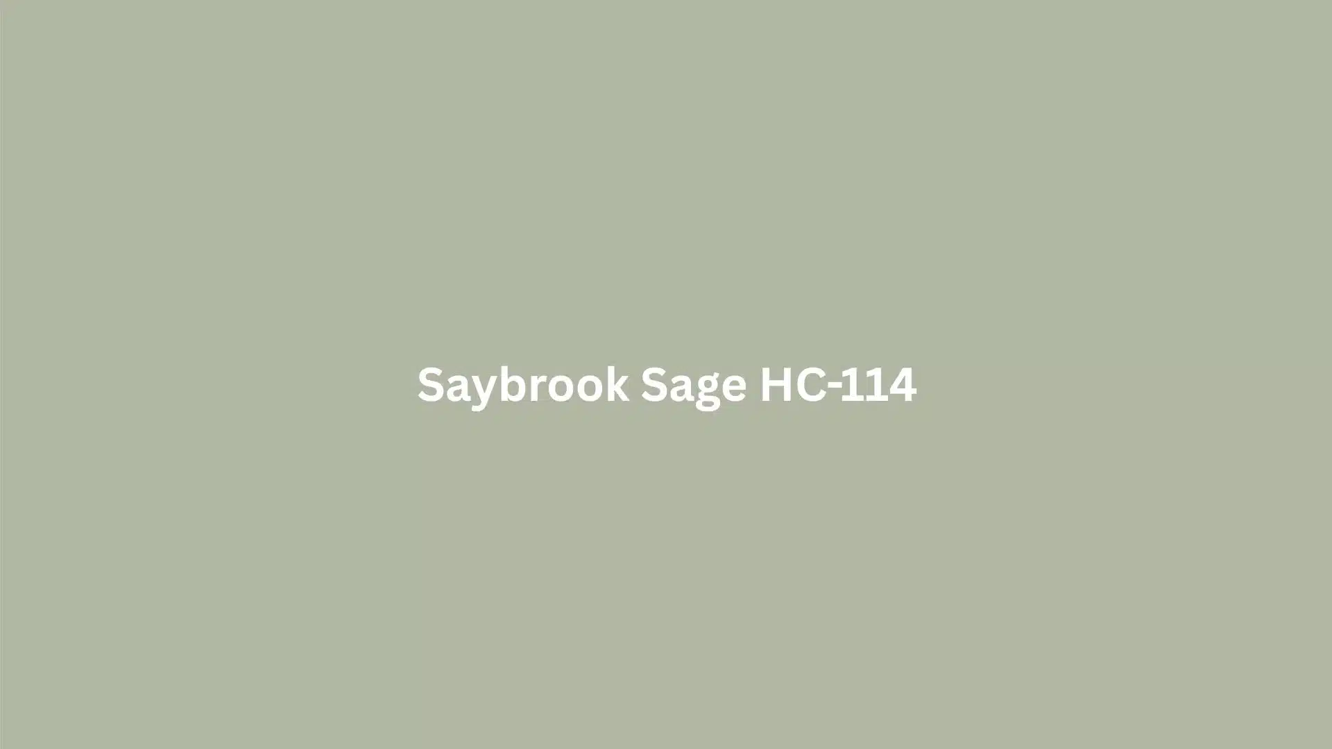 A muted green background with the text