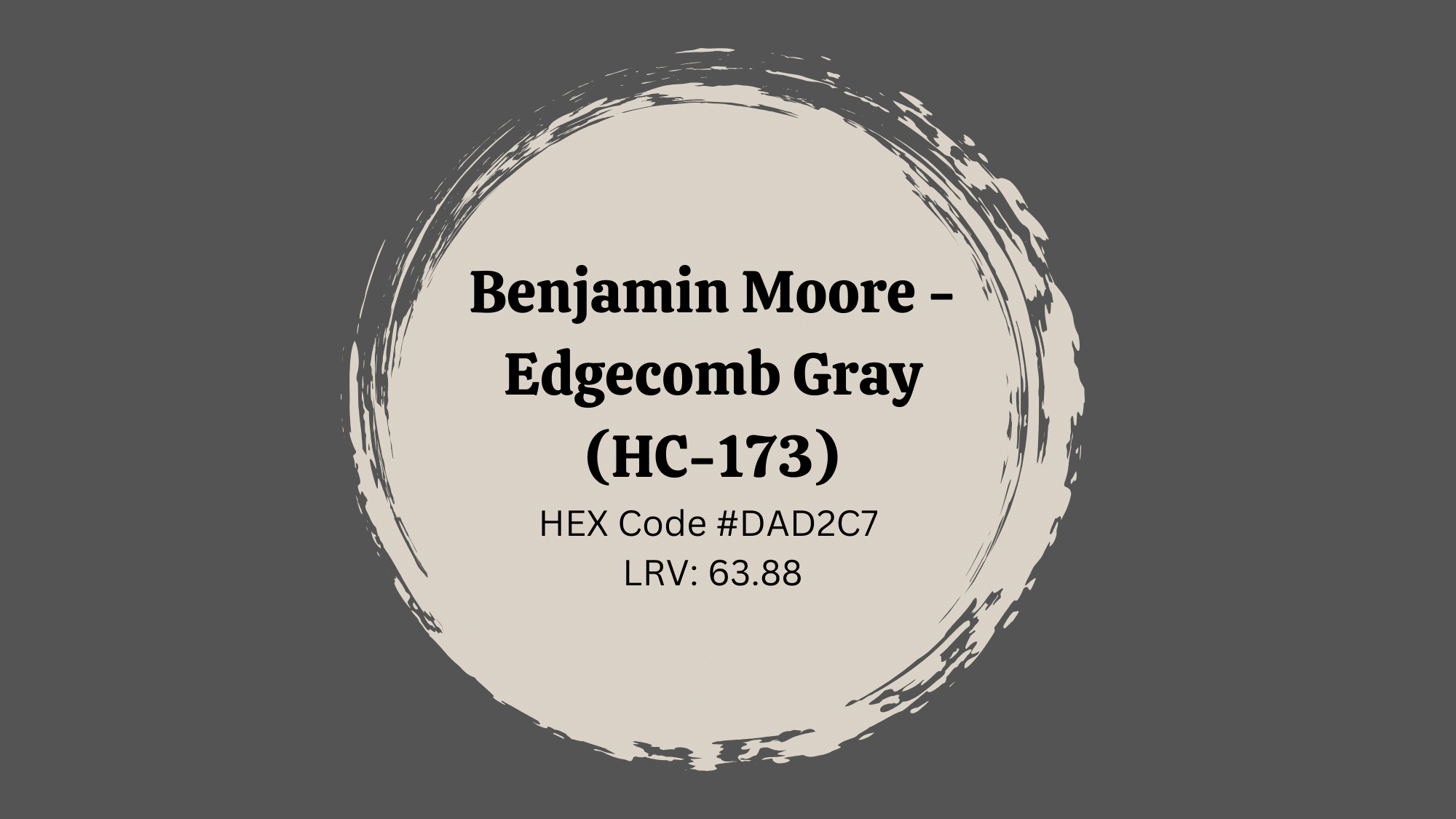 Benjamin Moore - Edgecomb Gray (HC-173)