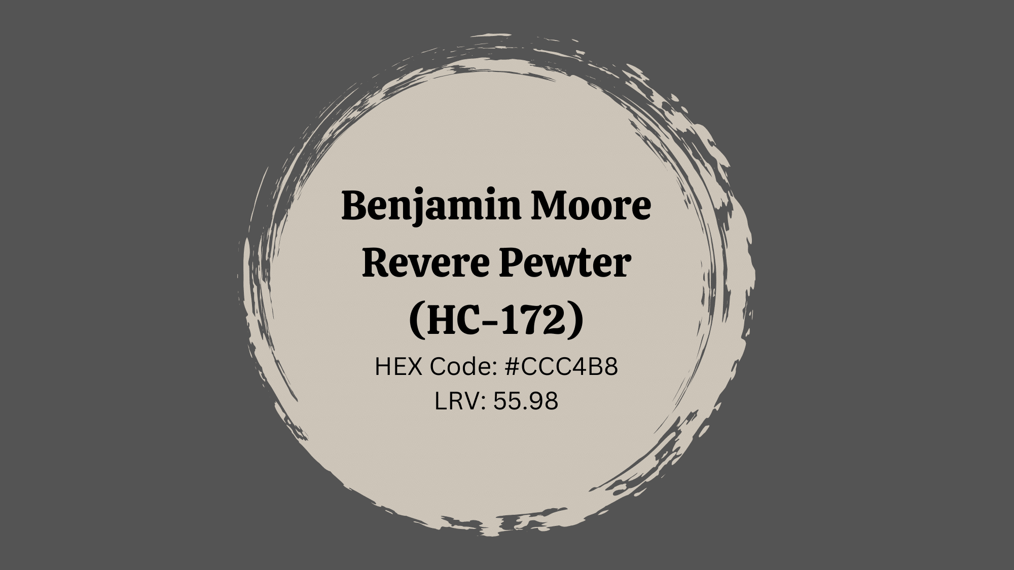 Benjamin Moore – Revere Pewter (HC-172)