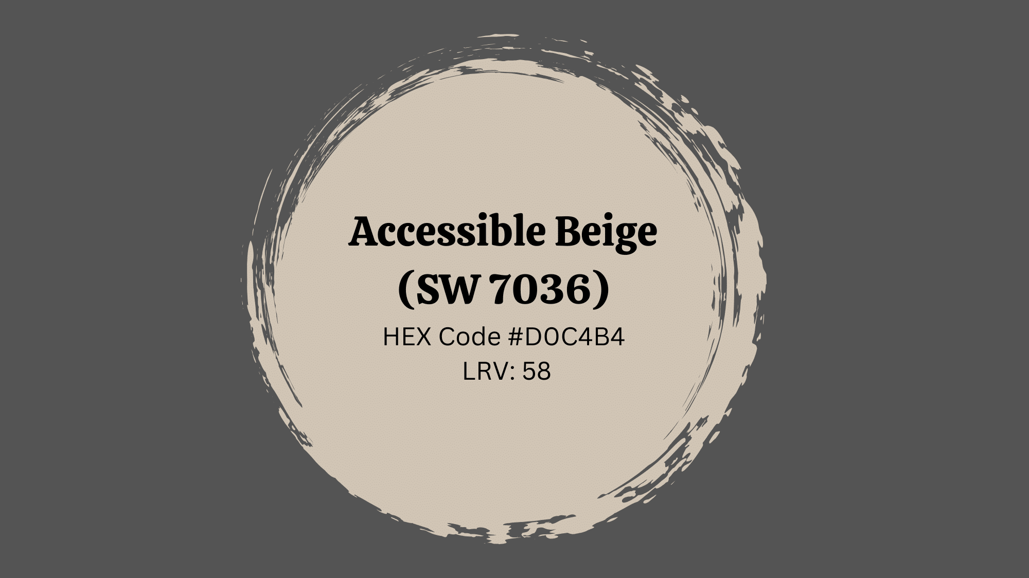 Sherwin-Williams - Accessible Beige (SW 7036)