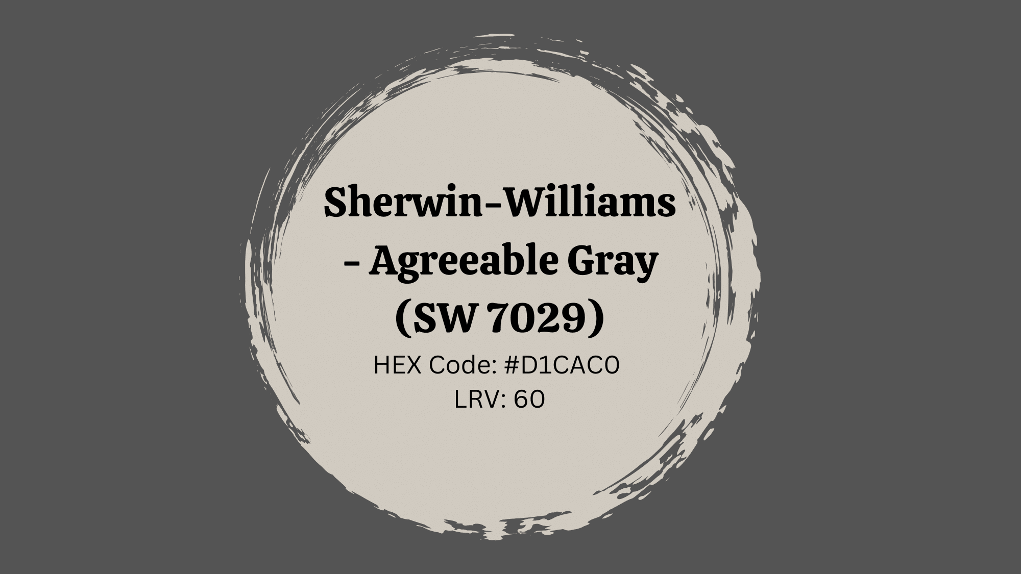 Sherwin-Williams - Agreeable Gray (SW 7029)
